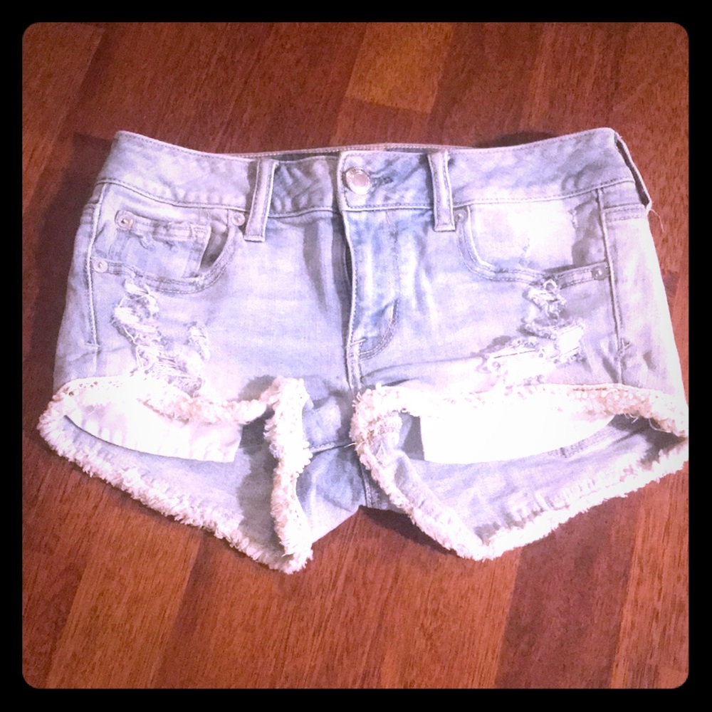 American Eagle Shortie Crochet Shorts ❤️
